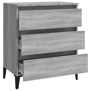 Credenza Grigio Sonoma 60x35x69 cm in Legno Multistrato cod mxl 19431