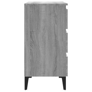Credenza Grigio Sonoma 60x35x69 cm in Legno Multistrato 815808