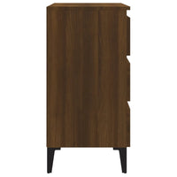 Credenza Rovere Marrone 60x35x69 cm in Legno Multistrato 815809