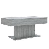 Tavolino da Salotto Grigio Sonoma 96x50x45 cm Legno Multistrato 815835