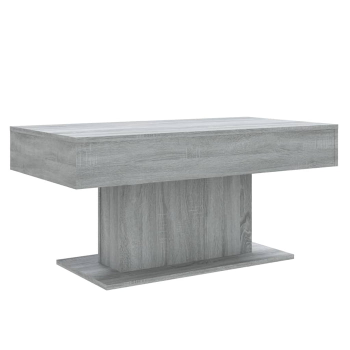 Tavolino da Salotto Grigio Sonoma 96x50x45 cm Legno Multistrato 815835