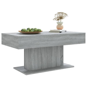 Tavolino da Salotto Grigio Sonoma 96x50x45 cm Legno Multistrato 815835