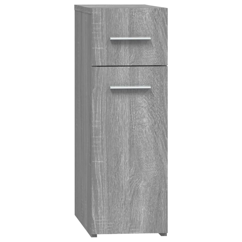 Mobile Farmacia Grigio Sonoma 20x45,5x60 cm Legno Multistrato 815865