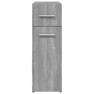 Mobile Farmacia Grigio Sonoma 20x45,5x60 cm Legno Multistrato 815865