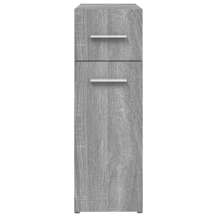 Mobile Farmacia Grigio Sonoma 20x45,5x60 cm Legno Multistrato 815865