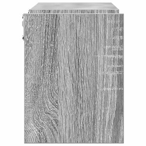 Scaffali da Parete 2 pz Grigio Sonoma 100x15x20 cm Multistrato cod mxl 33345