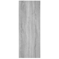 Tavolino Consolle Grigio Sonoma 105x30x80 cm Legno Multistrato 815940