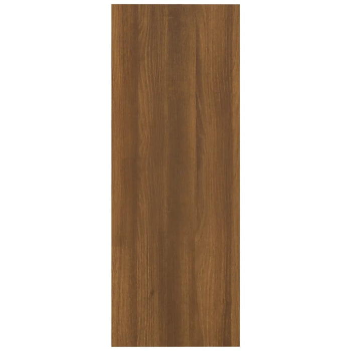 Tavolino Consolle-Tavolino da soggiorno-Tavolo Rovere Marrone 105x30x80 cm Legno Multistrato