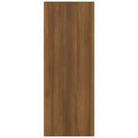 Tavolino Consolle Rovere Marrone 105x30x80 cm Legno Multistrato 815941