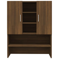 Mobile per Lavatrice Rovere Marrone 70,5x25,5x90 cm 815947