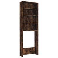 Mobile per Lavatrice Rovere Fumo 64x24x190 cm