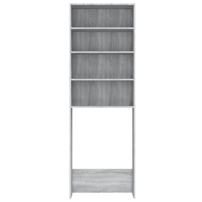 Mobile per Lavatrice Grigio Sonoma 64x24x190 cm