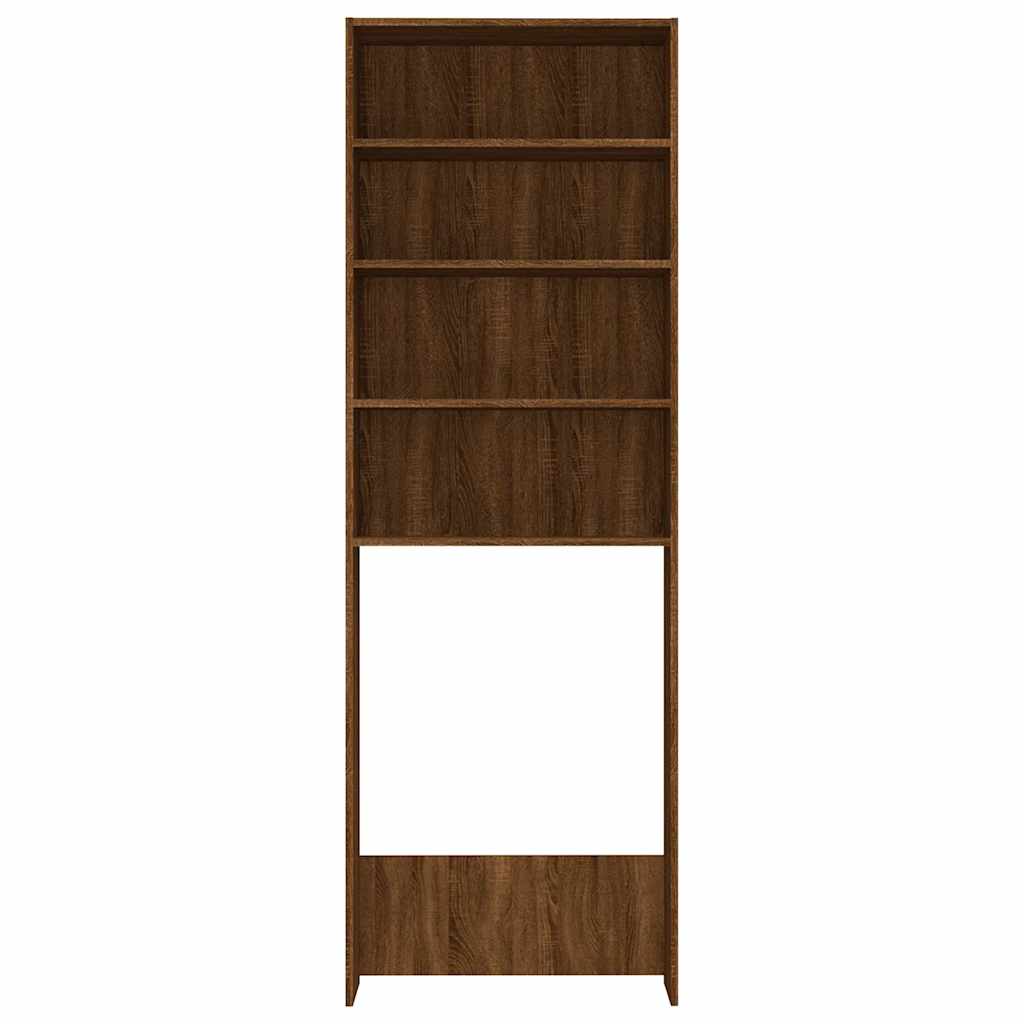 Mobile per Lavatrice Rovere Marrone 64x24x190 cm cod mxl 75935