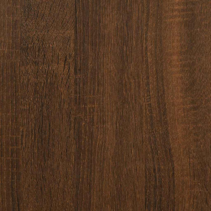 Mobile per Lavatrice Rovere Marrone 64x24x190 cm 815953