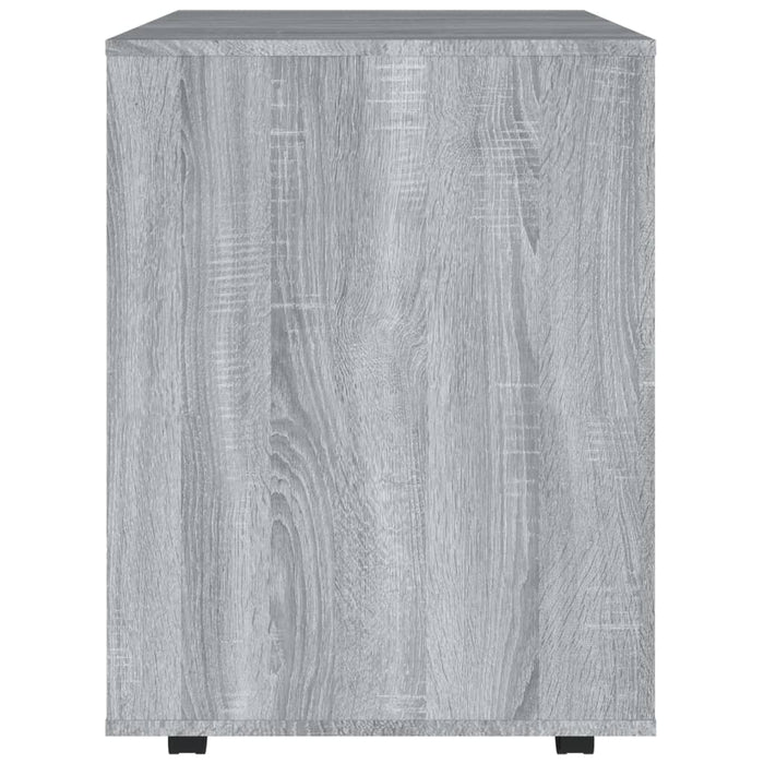 Armadietto con Ruote Grigio Sonoma 60x53x72cm Legno Multistrato cod mxl 49546