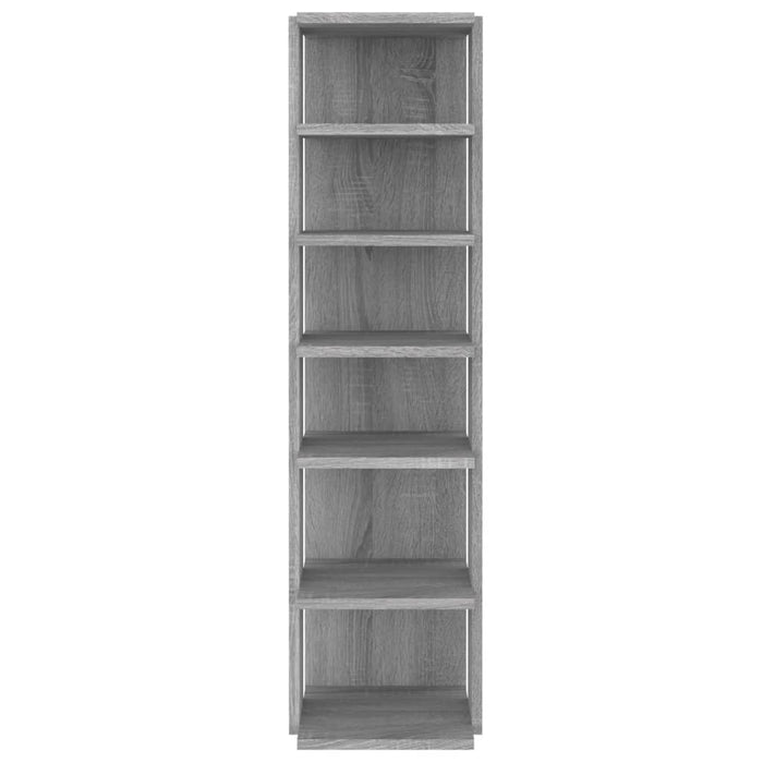 Scarpiera Grigio Sonoma 27,5x27x102 cm in Legno Multistrato 815974