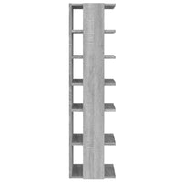 Scarpiere 2 pz Grigio Sonoma 25x27x102 cm in Legno Multistrato cod mxl 47030