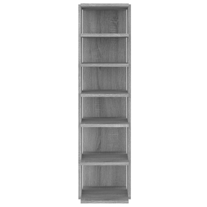 Scarpiere 2 pz Grigio Sonoma 25x27x102 cm in Legno Multistrato