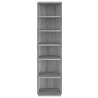 Scarpiere 2 pz Grigio Sonoma 27,5x27x102cm in Legno Multistrato 815975