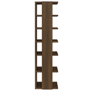 Scarpiera Rovere Marrone 27,5x27x102 cm in Legno Multistrato 815976