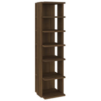 Scarpiere 2 pz Marrone Rovere 27,5x27x102 cm in Multistrato 815977