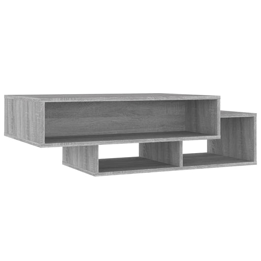 Tavolino da Salotto-Tavolino da soggiorno-Tavolo Grigio Sonoma 105x55x32cm Legno Multistrato