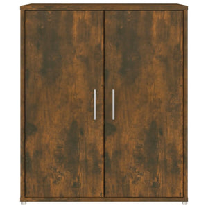 Scarpiera Rovere Fumo 60x35x70 cm in Legno Multistrato 816008