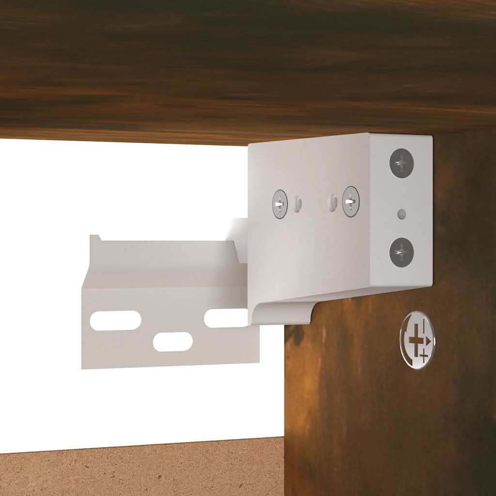 Scarpiera Rovere Fumo 60x35x70 cm in Legno Multistrato cod mxl 41370