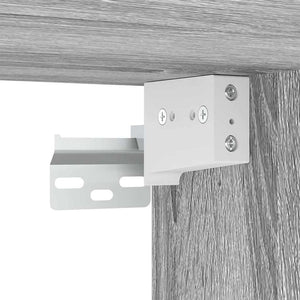 Scarpiera Grigio Sonoma 60x35x70 cm in Legno Multistrato 816009