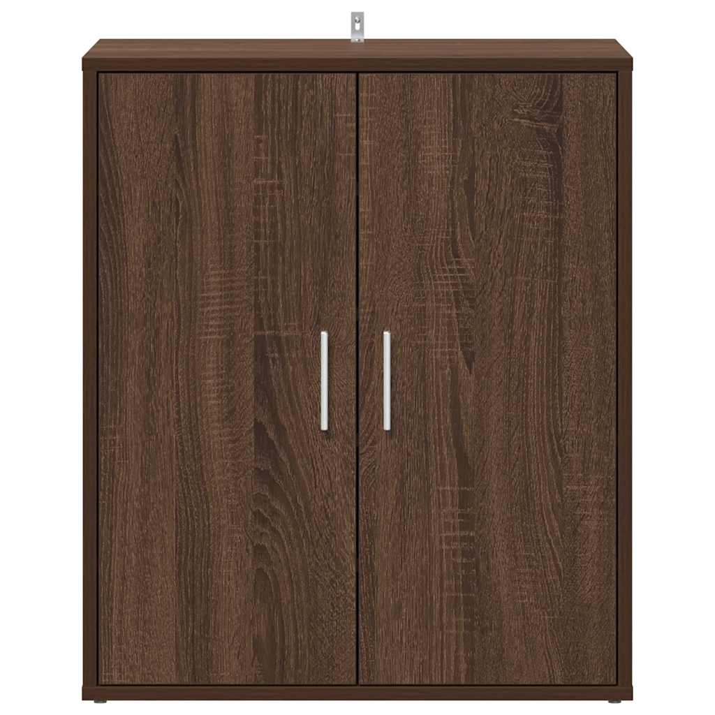 Scarpiera Rovere Marrone 60x35x70 cm in Legno Multistrato 816010
