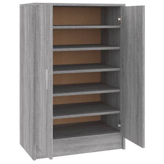 Scarpiera Sonoma 60 x 35 x 92 cm in derivati ​​del legno grigio 02_0043431