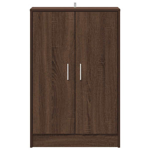 Scarpiera Rovere Marrone 60x35x92 cm in Legno Multistrato