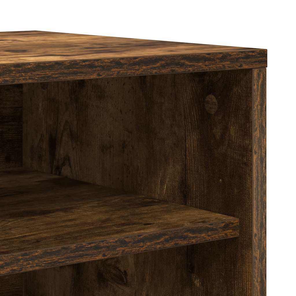 Scarpiera Rovere Fumo 60x35x70 cm in Legno Multistrato 816014