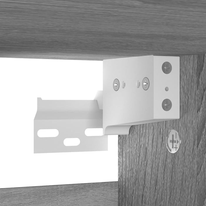 Scarpiera Sonoma 60 x 35 x 70 cm in legno ingegnerizzato grigio 02_0043429