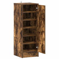 Scarpiera Rovere Fumo 32x35x92 cm in Legno Multistrato
