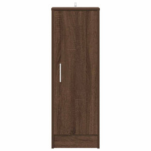 Scarpiera Rovere Marrone 32x35x92 cm in Legno Multistrato 816019