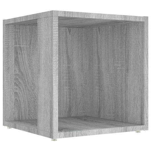 Tavolino Salotto-Tavolino da soggiorno-Tavolo Grigio Sonoma 33x33x34,5 cm Legno Multistrato