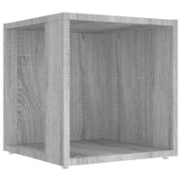 Tavolino Salotto Grigio Sonoma 33x33x34,5 cm Legno Multistrato cod mxl 9394