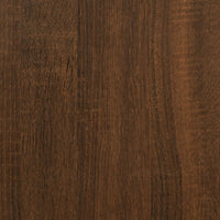 Tavolino Salotto Rovere Marrone 33x33x34,5 cm Legno Multistrato