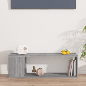 Mobile TV-Credenza TV-Console TV Grigio Sonoma 100x24x32 cm in Legno Multistrato