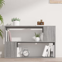 Libreria Grigio Sonoma 100x24x63 cm in Legno Multistrato cod mxl 23391