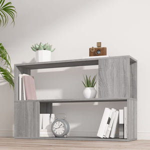 Libreria Grigio Sonoma 100x24x63 cm in Legno Multistrato cod mxl 23391