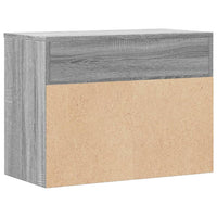 Scarpiera Grigio Sonoma 60x30x45 cm in Legno Multistrato cod mxl 40450
