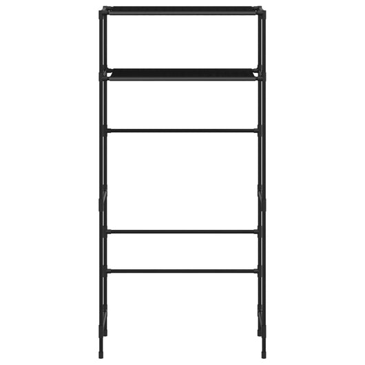 Portaoggetti a 2 livelli sul ferro da stiro della lavatrice nero 02_0005446