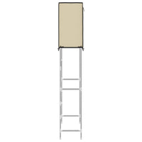 Rastrelliera Lavatrice 2 Livelli Crema 71x29,5x170,5 cm Ferro 343137