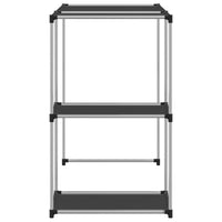 Rastrelliera per Lavatrice Nera 87x55x90,5 cm Ferro 343145