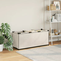 Gabbia per Piccoli Animali Crema 105x34,5x45 cm in Tessuto