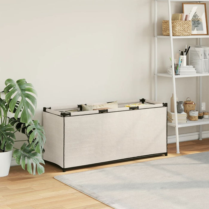 Gabbia per Piccoli Animali Crema 105x34,5x45 cm in Tessuto