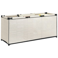 Gabbia per Piccoli Animali Crema 105x34,5x45 cm in Tessuto