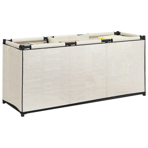 Gabbia per Piccoli Animali Crema 105x34,5x45 cm in Tessuto